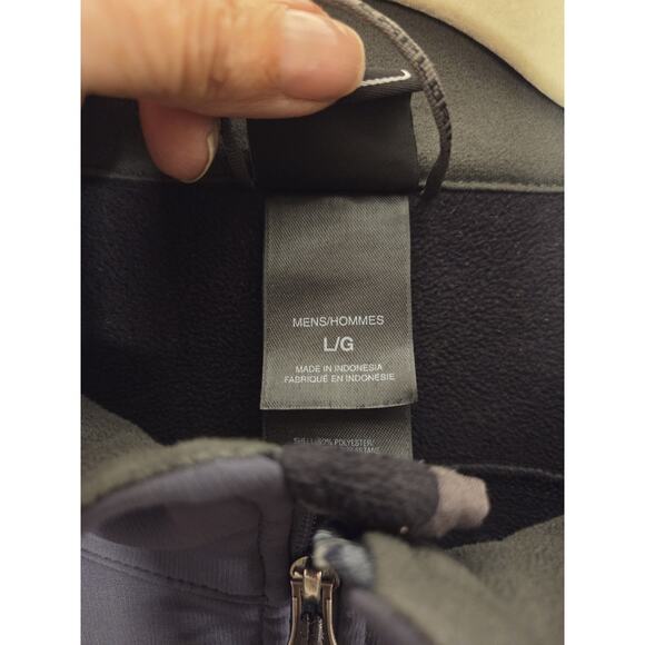 The North Face TNF Apex Gray Softshell Jacket Mens Size Large Full Zip Outdoors - Picture 5 of 10